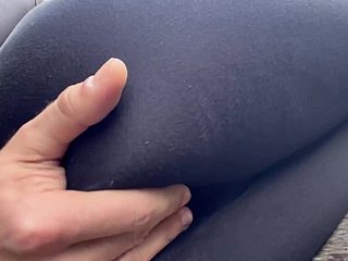 Pirang Panas Muda Memernakkan Saya Bermain Dengan Vaginanya Di Taman Umum - Reckless Be the source POV