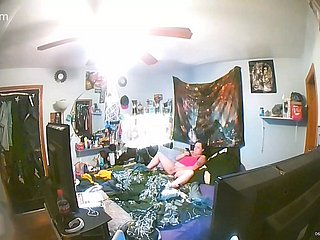 Atrapado en Ringcam teniendo sexo en FaceTime