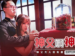 Hot Asian fofo amador perde secretamente sua boceta apertada virgindade para seu sacerdote