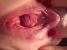 妻子＆＃039;大阴蒂及阴户张开