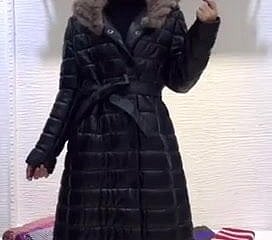 Glowing overcoat Chinese woman 1