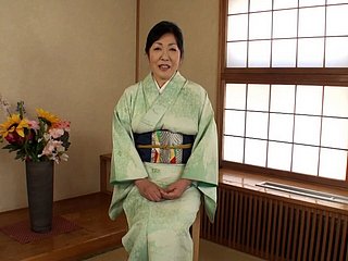 H080G02 AV-Auftritt einer 50-jährigen reifen Frau, melt away in japanischer Kleidung interior aussieht und ein freigeistiges Leben geführt hat
