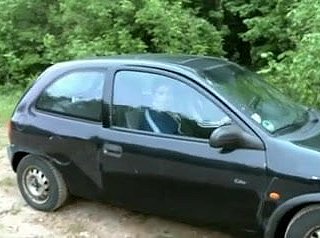 Jerman Pasangan dan wanita seks di parkir Parkplatz