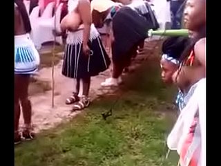 Afrika Selatan wanita puak interior besar
