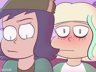 Jackie x janna em sexo ônibus.