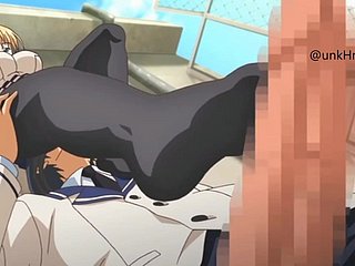 (Full HD) Окончательный Hentai Footjob сборник (часть 3)